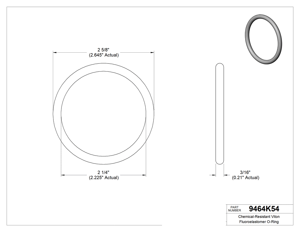 Technical drawing - 9464K54
